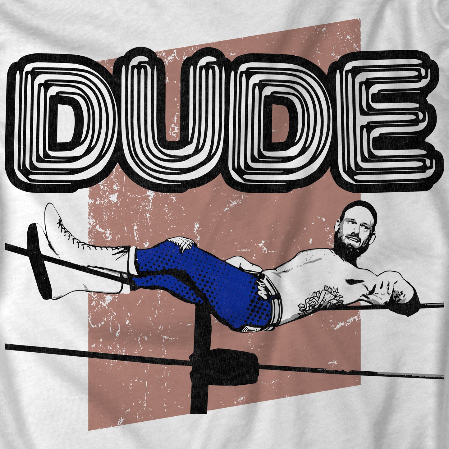 DUDE tee (blue)