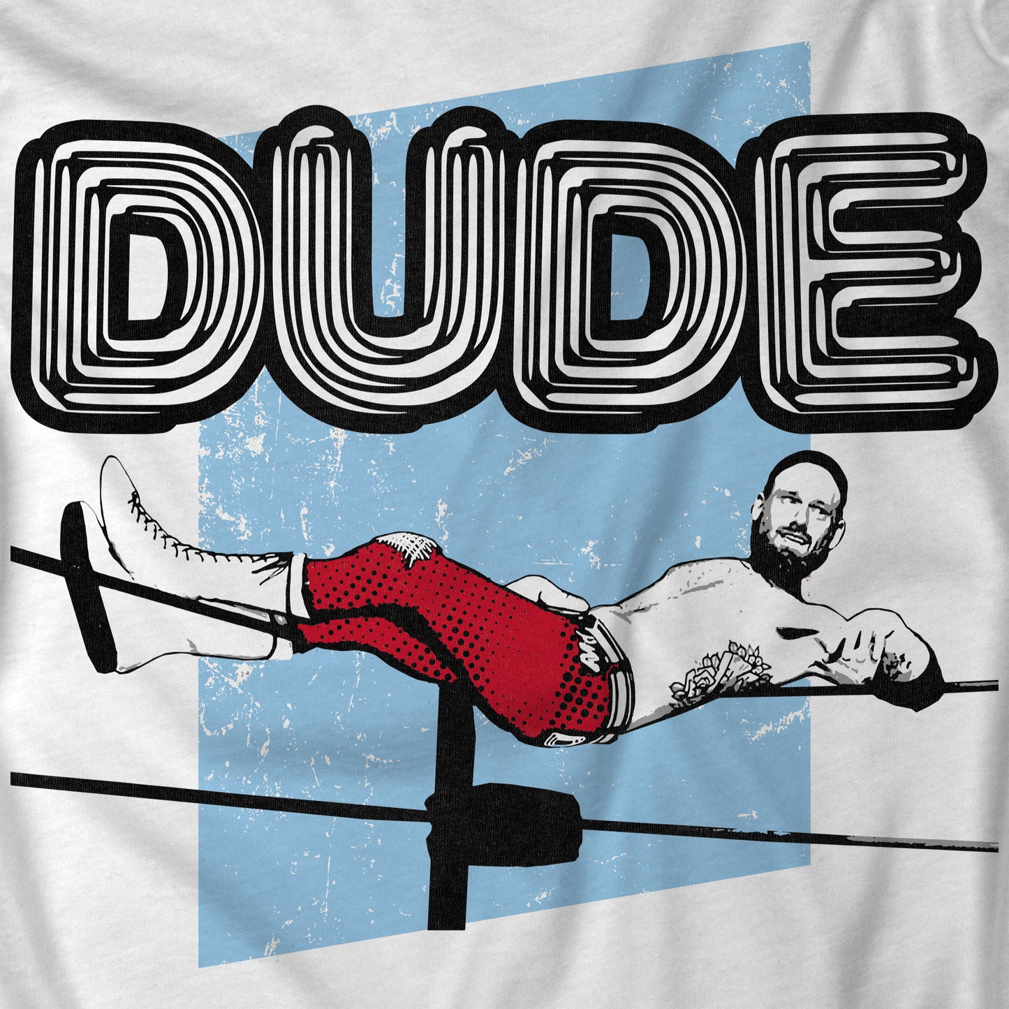 DUDE tee (red)