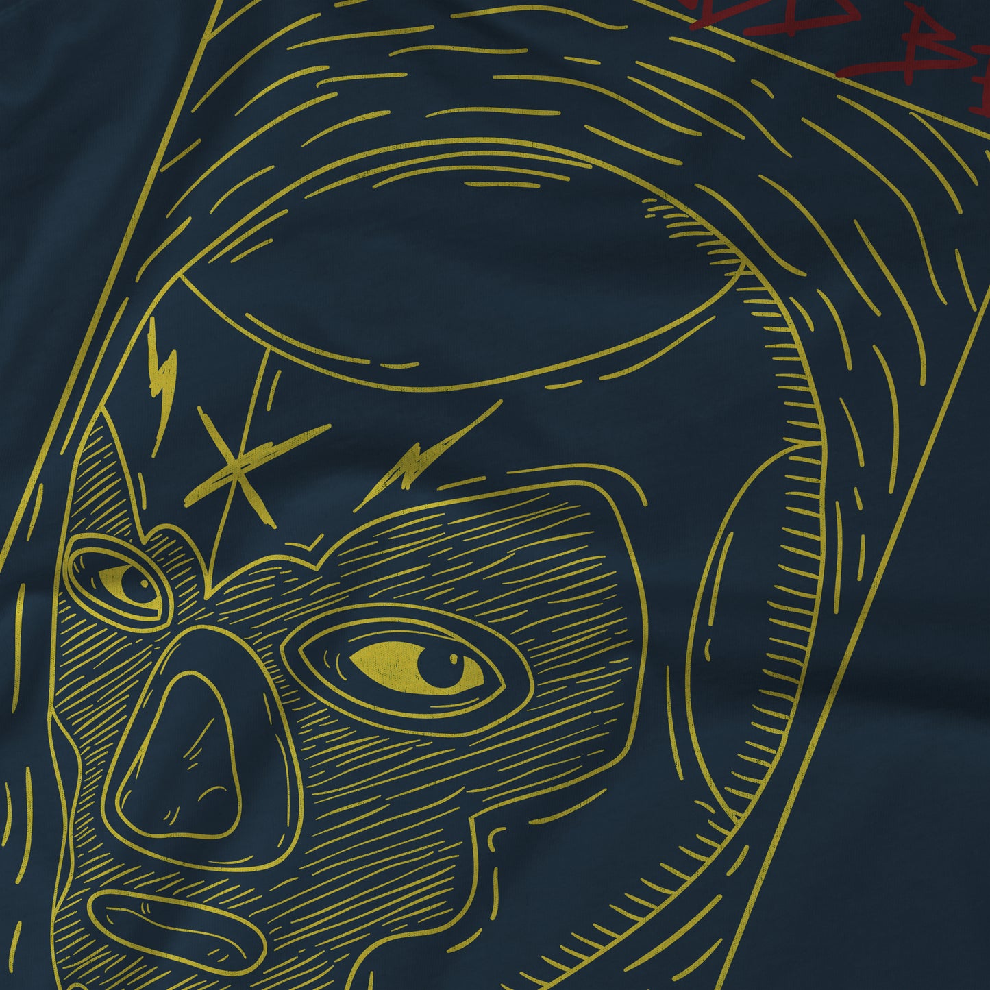 Lucha Heroes Navy tee